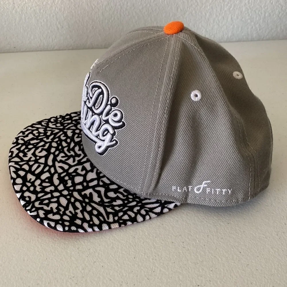 FLAT FITTINGS Luxury Collection Fads Die Young Hat Size OS NWOT